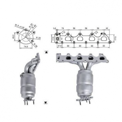 Magnaflow катализатор за FIAT