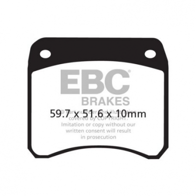 EBC Спирачни накладки Sintered FA016HH