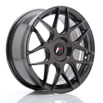 JR Wheels JR18 17x7 ET20-40 Blank Hyper Gray