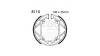 EBC Спирачни челюсти Grooved 811G