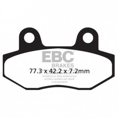 EBC Спирачни накладки Sintered SFA086HH