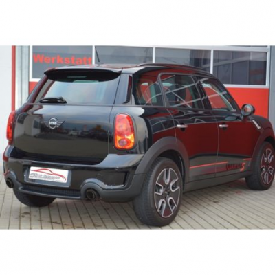 70мм Спортна Дуплексна изпускателна система Mini R60 Countryman Cooper с ALL4 - ECE одобрено (861380TD-X)