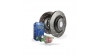 Преден комплект EBC PD06KF359 - Спирачни дискове Ultimax Grooved + накладки Greenstuff