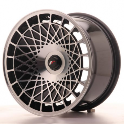 Japan Racing JR14 16x9 ET10-20 Blank Black Machine