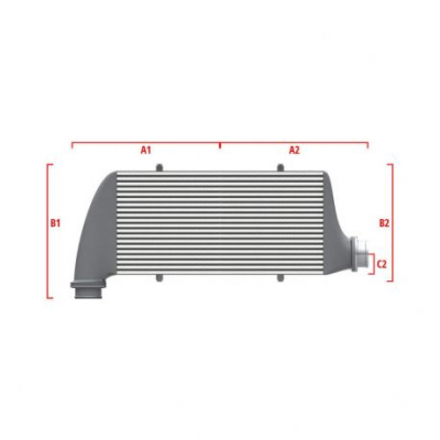 Competition custom intercooler Wagner по мярка 500мм x 400мм x 100мм