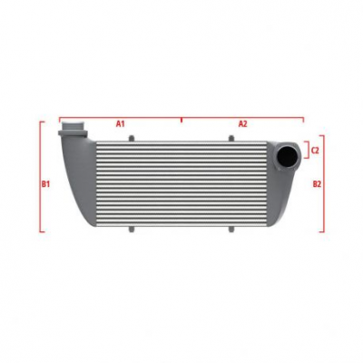 Competition custom intercooler Wagner по мярка 650мм x 400мм x 100мм