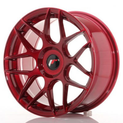 Japan Racing JR18 17x8 ET25-35 Blank Platinum Red