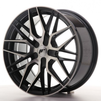 Japan Racing JR28 17x8 ET25-40 BLANK Black Machine