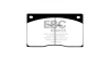 Предни спирачни накладки EBC Redstuff Ceramic DP3262C