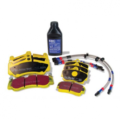 EBC Yellowstuff kit PLK1503 - Комплект накладки, маркучи, спирачна течност