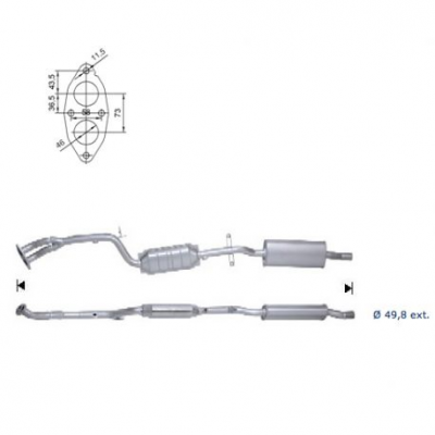 Magnaflow катализатор за BMW