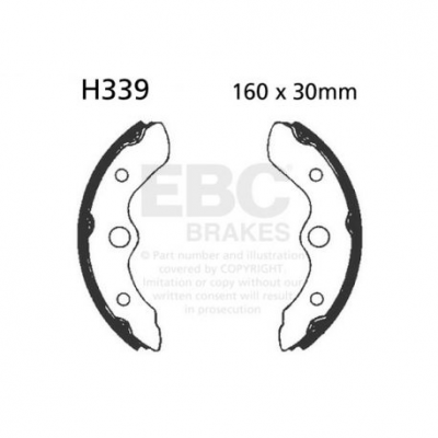 EBC Спирачни челюсти Organic H339