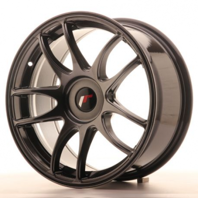 Japan Racing JR29 17x8 ET20-35 Blank Hyper Black