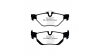 Задни спирачни накладки EBC Redstuff Ceramic DP32069C