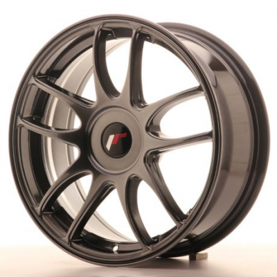 Japan Racing JR29 17x7 ET20-40 Blank Hyper Black