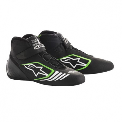 Races Shoes ALPINESTARS Tech-1 KX - Black/Green