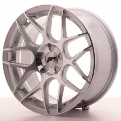 Japan Racing JR18 17x8 ET35 5H Blank Silver Machined