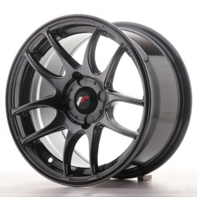 Japan Racing JR29 15x8 ET28 4H Blank Hyper Black