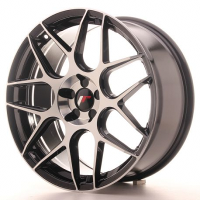 Japan Racing JR18 19x8,5 ET20-40 5H Blank Black Ma