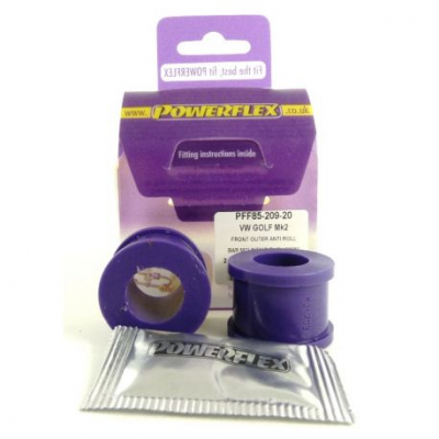 Powerflex Тампон на предна стабилизираща щанга Eye Bolt тампон 20mm Volkswagen Jetta MK2 (1985-1992)
