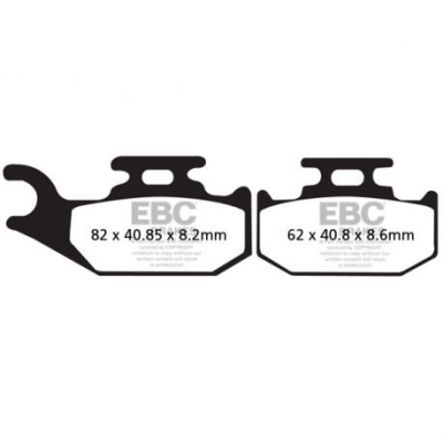 EBC Спирачни накладки Sintered FA414R