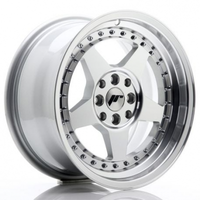 JR Wheels JR6 16x8 ET25 4x100/108 Silver Machined