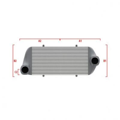 Performance custom intercooler Wagner по мярка 650мм x 400мм x 100мм Performance custom intercooler Wagner по мярка 650мм x 400мм x 100мм