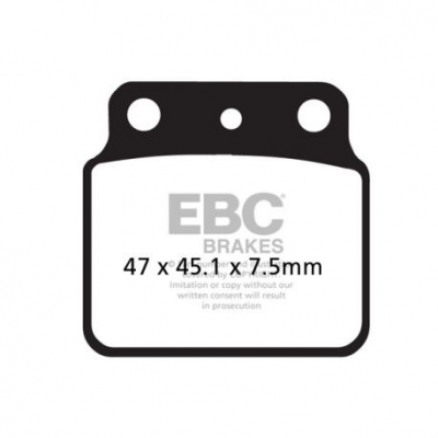 EBC Спирачни накладки FA137R