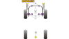 Powerflex Тампон заден диференциал - задна страна Audi V8 Type 44 & 4C (10/88-11/93)