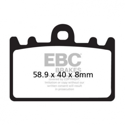 EBC Спирачни накладки Sintered FA180HH
