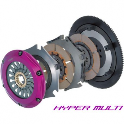 Комплект за съединител Exedy Racing Hyper Multi Triple Cerametallic, Sprung