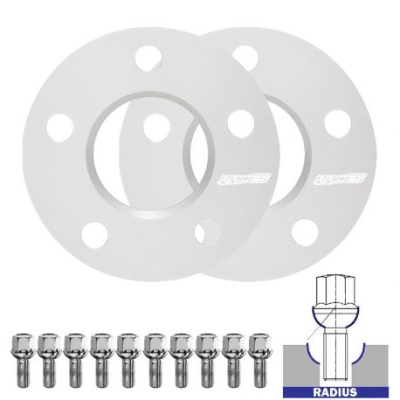Комплект от 2бр фланци (дистанционни) за Audi RS5 F5 - 5mm, 5x112, 66,5