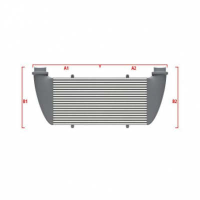 Competition custom intercooler Wagner по мярка 600мм x 300мм x 90мм