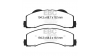 Предни спирачни накладки EBC Yellowstuff Street + Track DP43034R