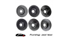 Предни спирачни дискове Rotinger Tuning series 2541, (2бр.)