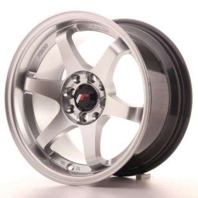 Japan Racing JR3 15x8 ET25 4x100/114 Hyper Silver