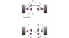 Powerflex Тампон за преден прав носач, Camber Регулируем Porsche Cayman 987C (2005 - 2012)