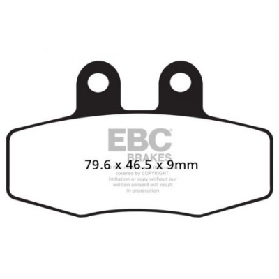 EBC Спирачни накладки Organic FA132