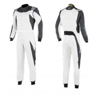 FIA/SFI Race suit ALPINESTARS GP Race White/Anthracite