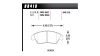 Предни накладки Hawk HB418G.646, Race, min-max 90°C-465°C