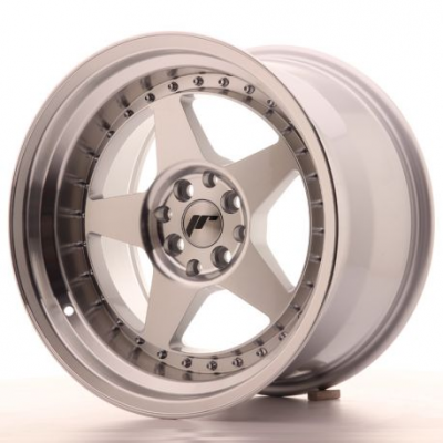 Japan Racing JR6 17x10 ET20 4x100/114 Machined Sil