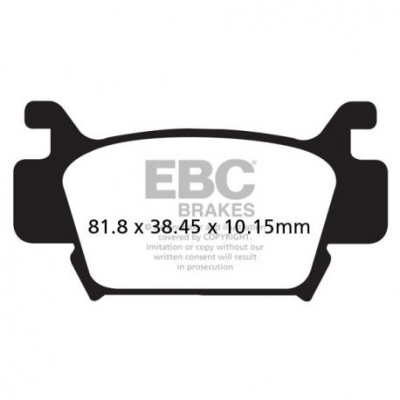 EBC Спирачни накладки Sintered FA410R