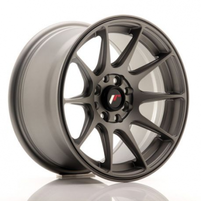 JR Wheels JR11 15x8 ET25 4x100/108 Matt Gun Metal