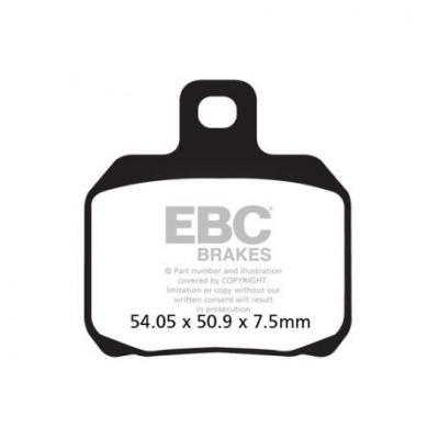 EBC Спирачни накладки Sintered FA266HH
