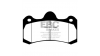Задни спирачни накладки EBC Yellowstuff Street + Track DP4045R