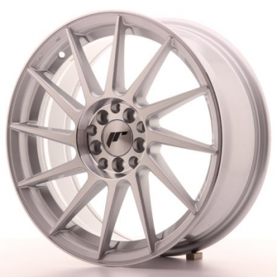 Japan Racing JR22 17x7 ET25 4x100/108 Silver Mach