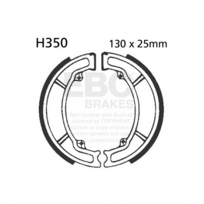 EBC Спирачни челюсти Organic H350 EBC Спирачни челюсти Organic H350