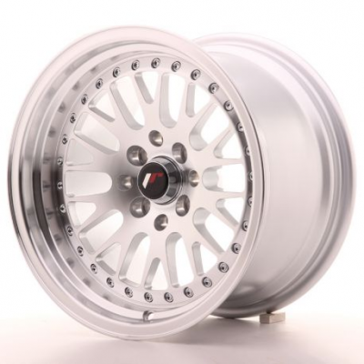 Japan Racing JR10 15x9 ET10 4x100/114 Machined Sil