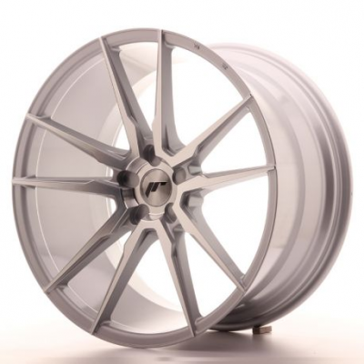 Japan Racing JR21 21x11 ET15-55 5H Blank Silver M