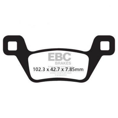 EBC Спирачни накладки Organic FA600TT